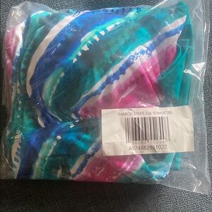 Colorful 2pc Striped Swimwear